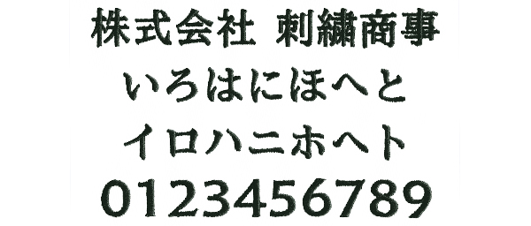 A-3 明朝体